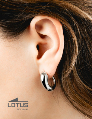 LOTUS STYLE WOMEN'S STAINLESS STEEL EARRINGS 